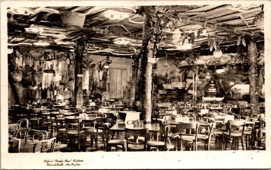 RPPC Interior Clifton's Pacific Seas Cafeteria Olive at Sixth Los Angeles CA