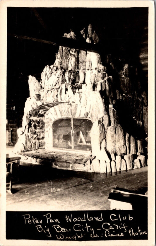 RPPC Fireplace at Peter Pan Woodland Club in Big Bear City, California