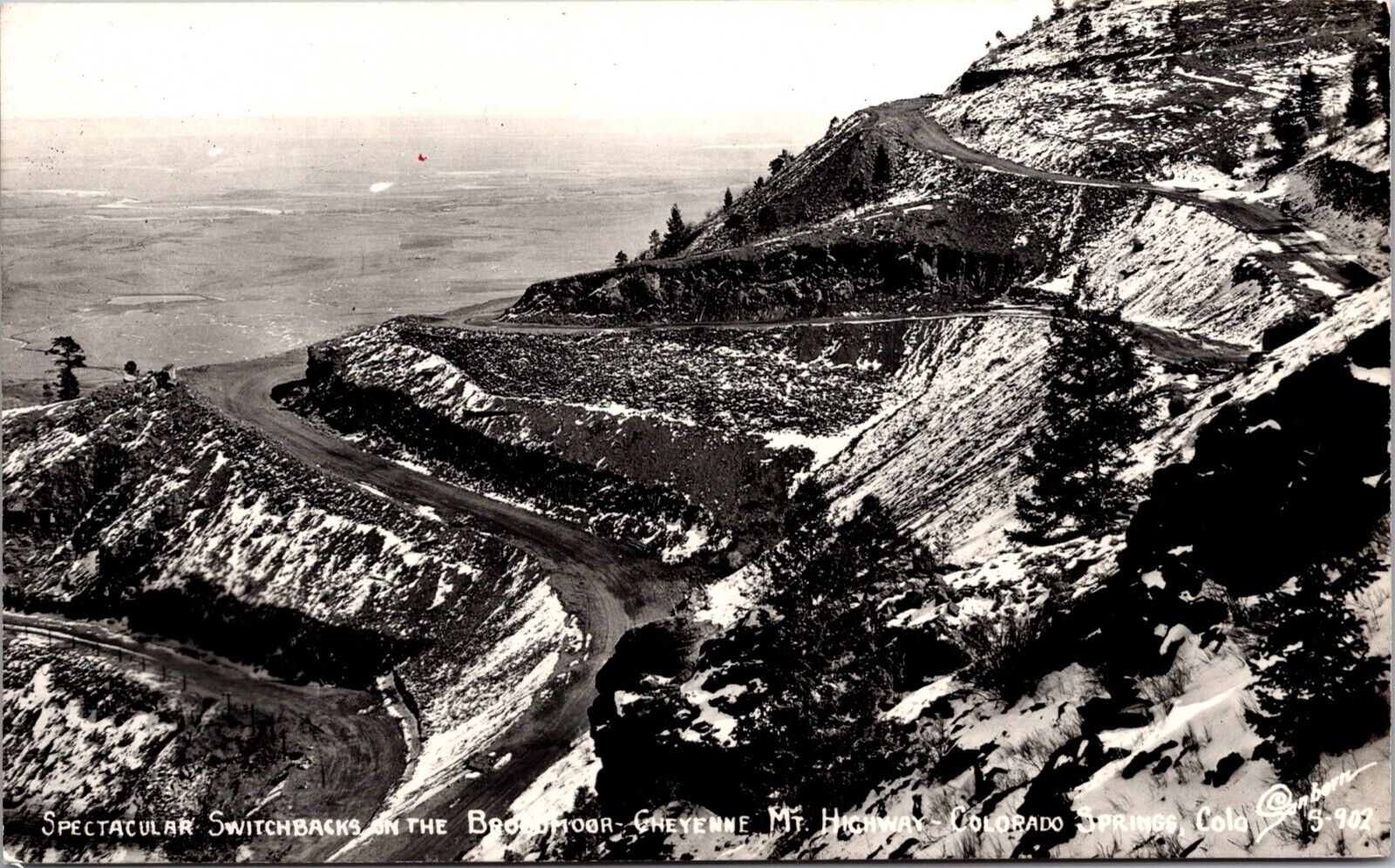 RPPC Switchbacks on Broadmoor-Cheyenne Mt. Highway Colorado Springs, Colorado