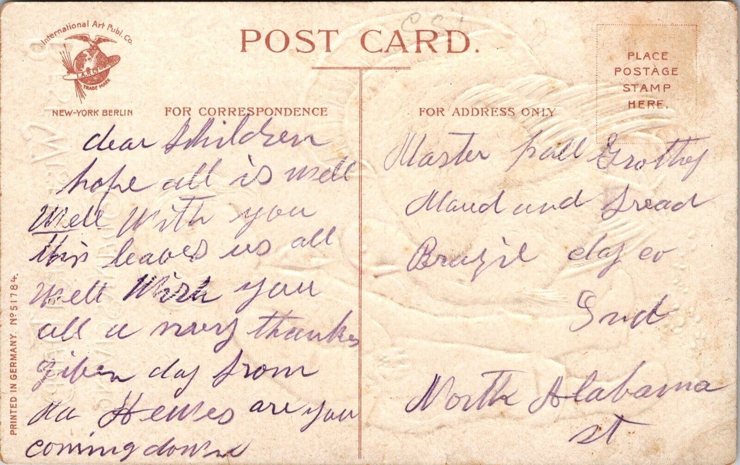 Thanksgiving Postcard Little Boy Feeding Turkey with Corn