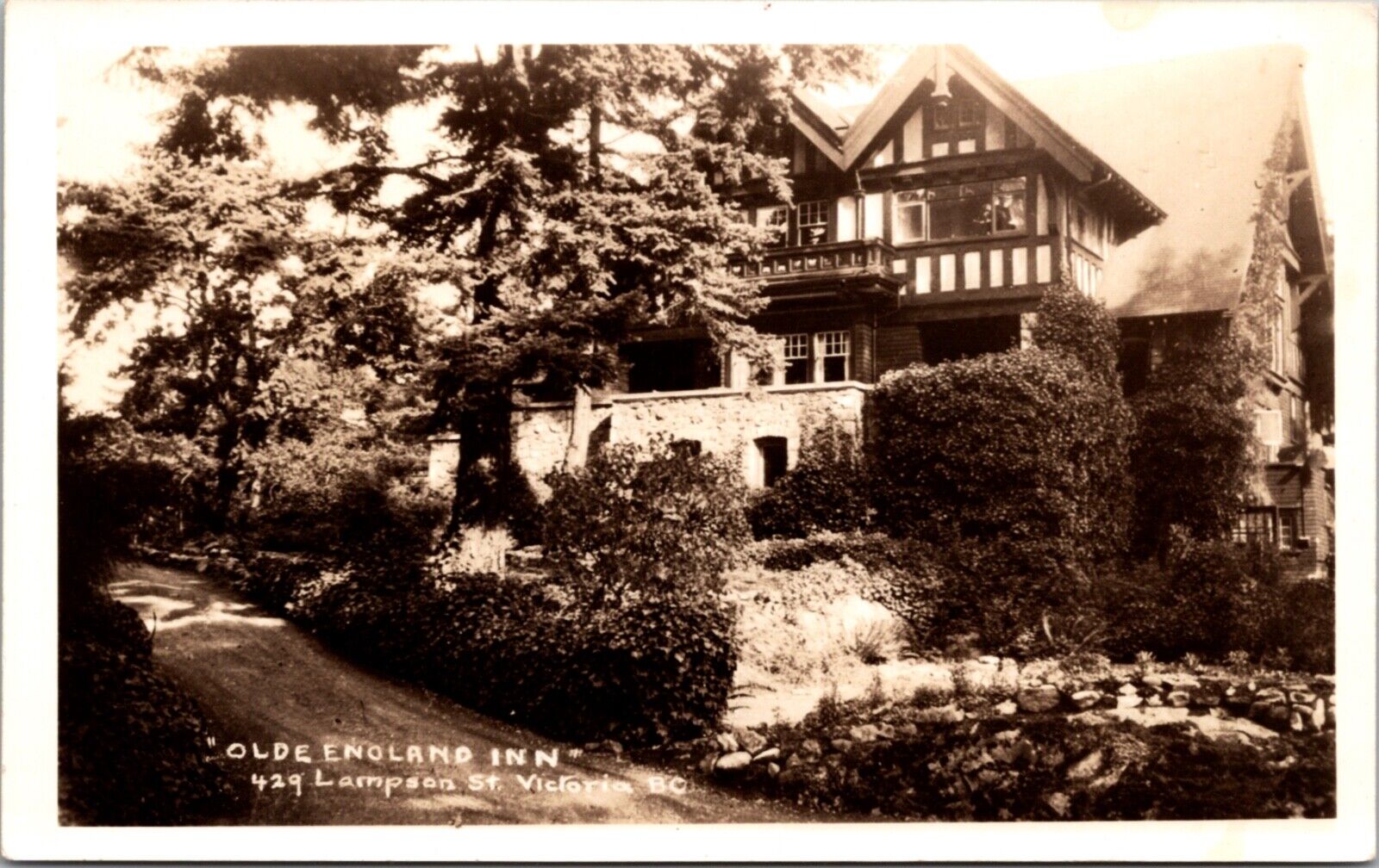 RPPC Olde England Inn 429 Lampson Street Victoria British Columbia Canada