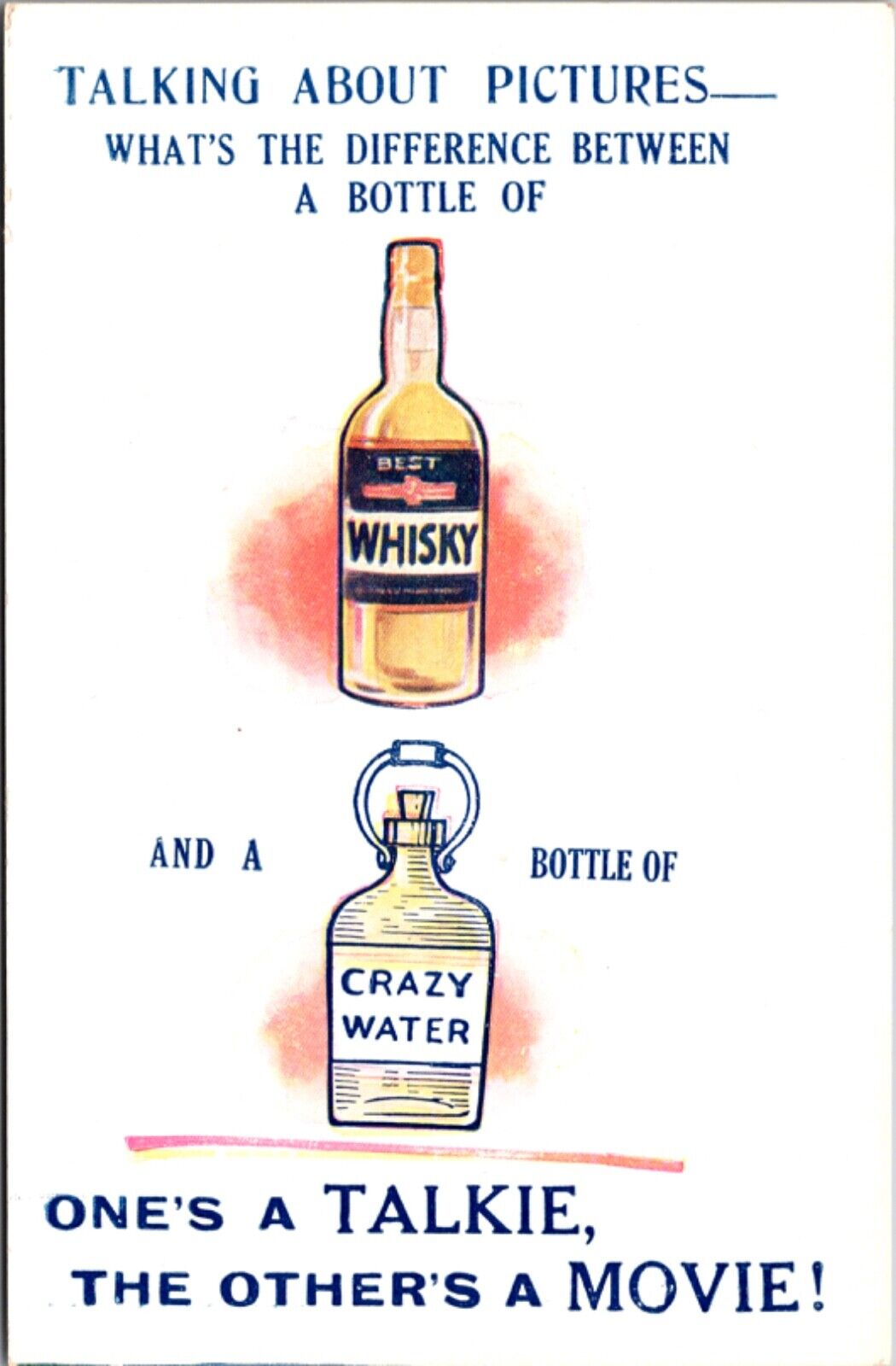 Drinking Comics Talking about Pictures Crazy Water vs Best Whiskey Talkie Movie