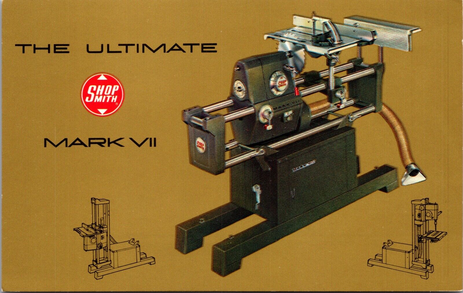 Advertising Postcard The Ultimate Shop Smith Mark VII 7 Basic Tools in 1