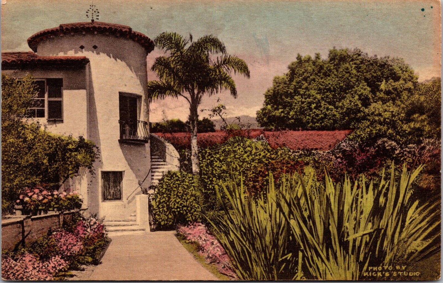 3 Hand Colored PCs The Biltmore in Montecito, Santa Barbara, California~3723