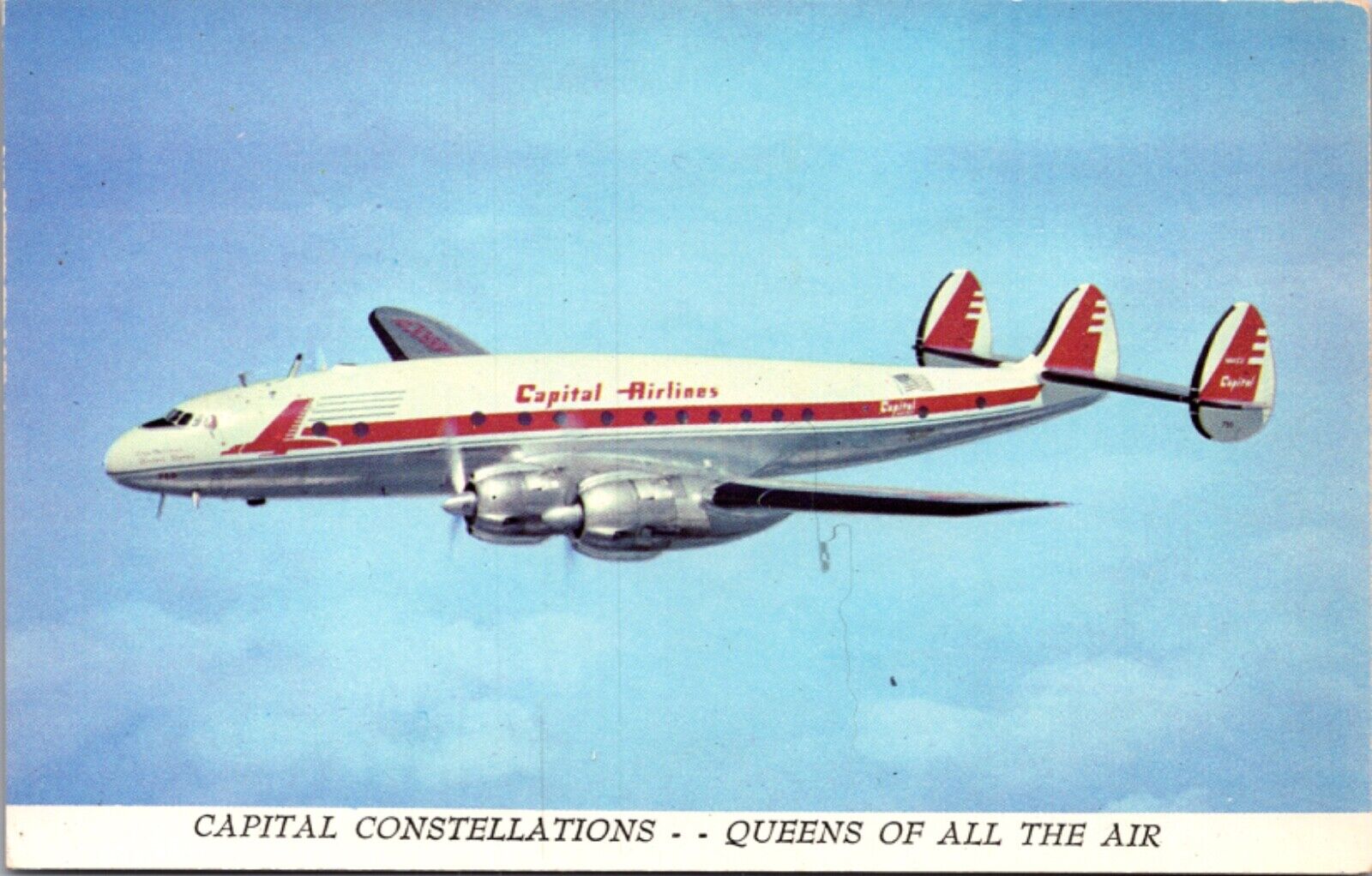 Advertising Postcard Capital Constellations Queens Of All The Air