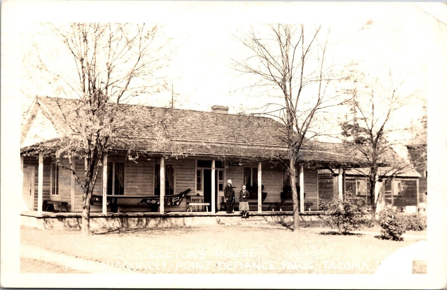 RPPC Factor's House Fort Nisqually Point Defiance Park Tacoma Washington~134806