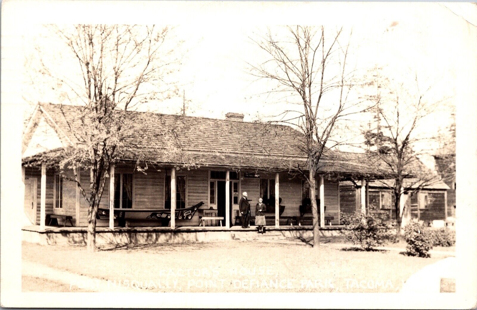 RPPC Factor's House Fort Nisqually Point Defiance Park Tacoma Washington~134806