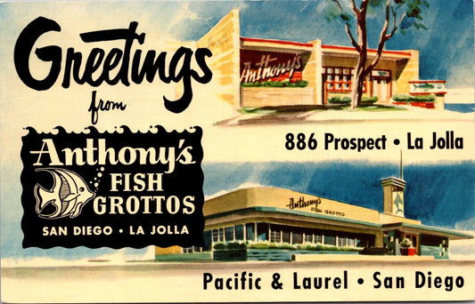 Anthony's Fish Grotto Restaurant 886 Prospect La Jolla Pacific Laurel San Diego