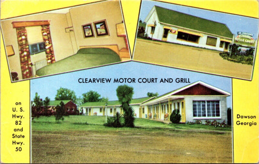 Clearview Motor Court and Grill U.S. Highway 82 State Highway 50 Dawson Georgia