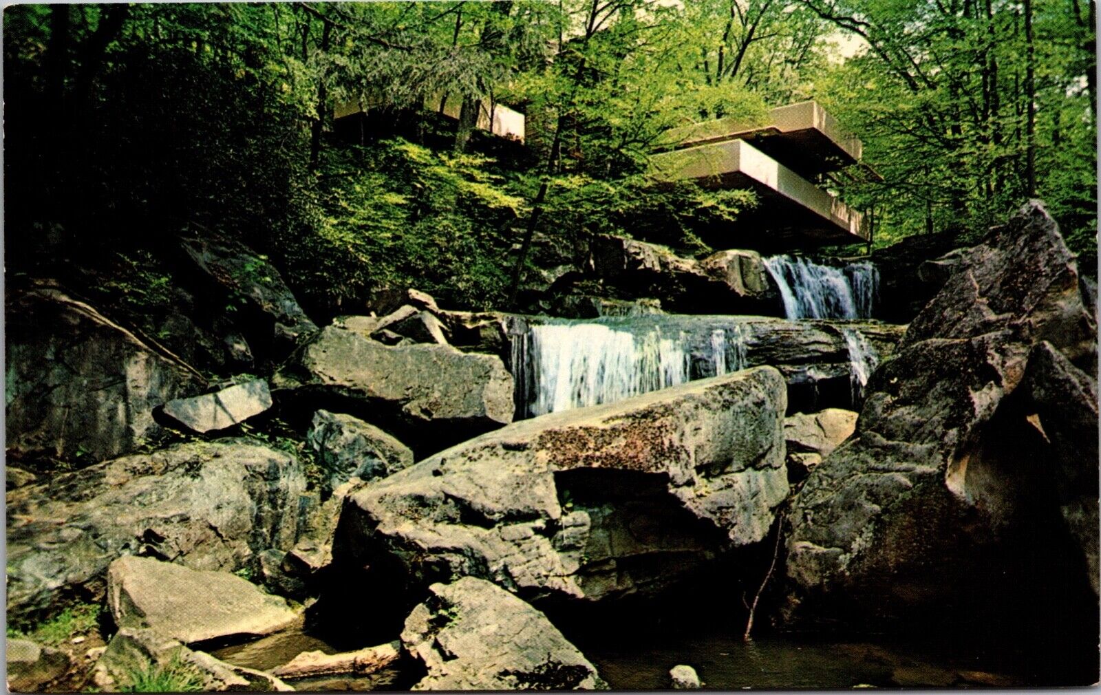 Six Postcards Frank Lloyd Wright Fallingwater in Mill Run, Pennsylvania~3847