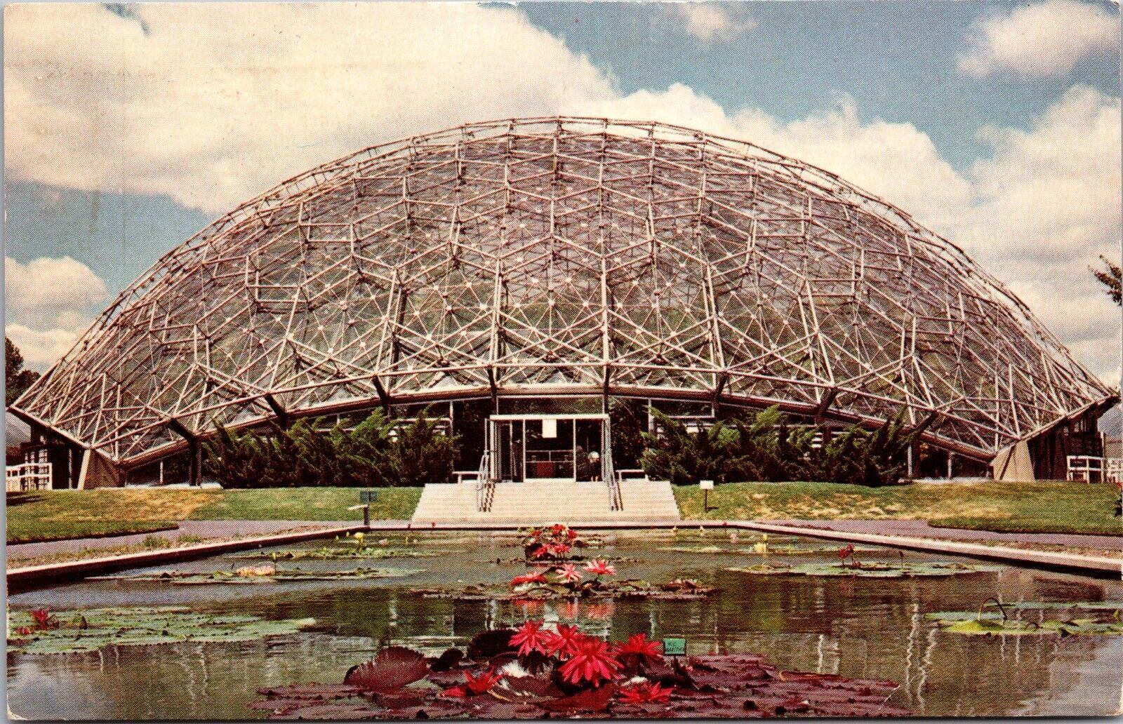 Two Postcards The Climatron Lily Ponds Botanical Gardens St. Louis Missouri~2791