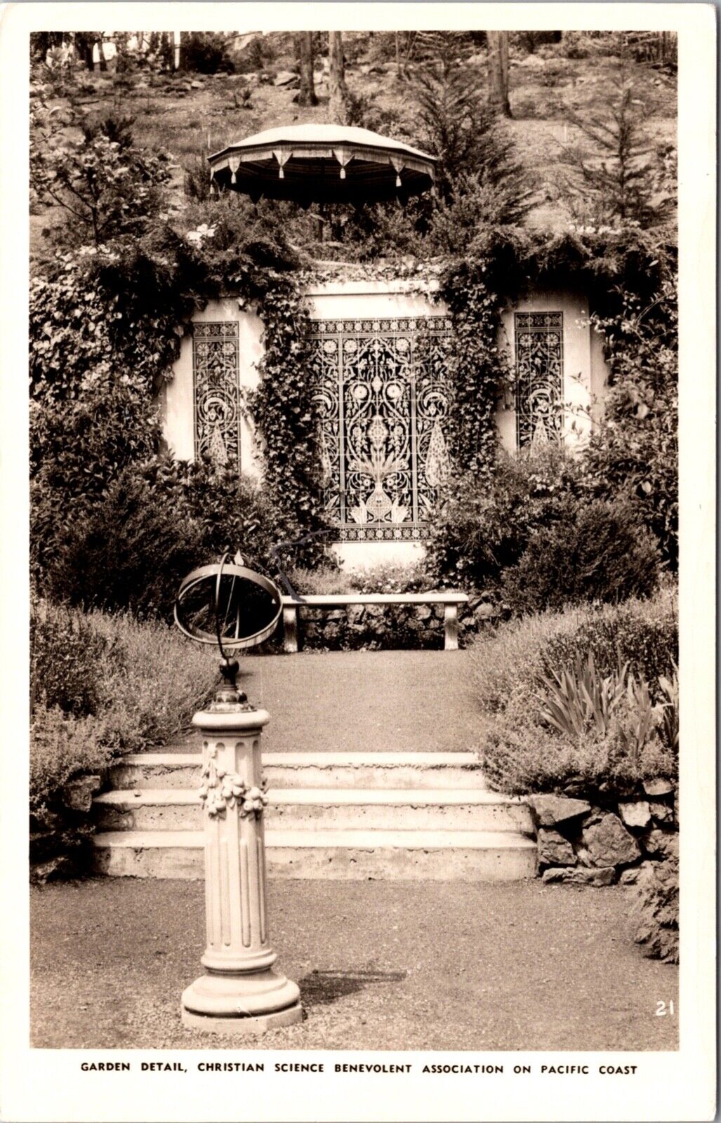 RPPC Garden Detail Christian Science Benevolent Association on Pacific Coast