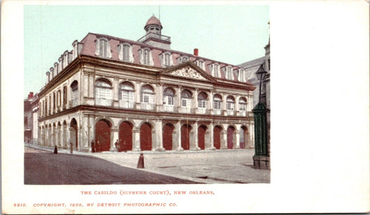 1900 Postcard The Cabildo, Supreme Court in New Orleans, Louisiana