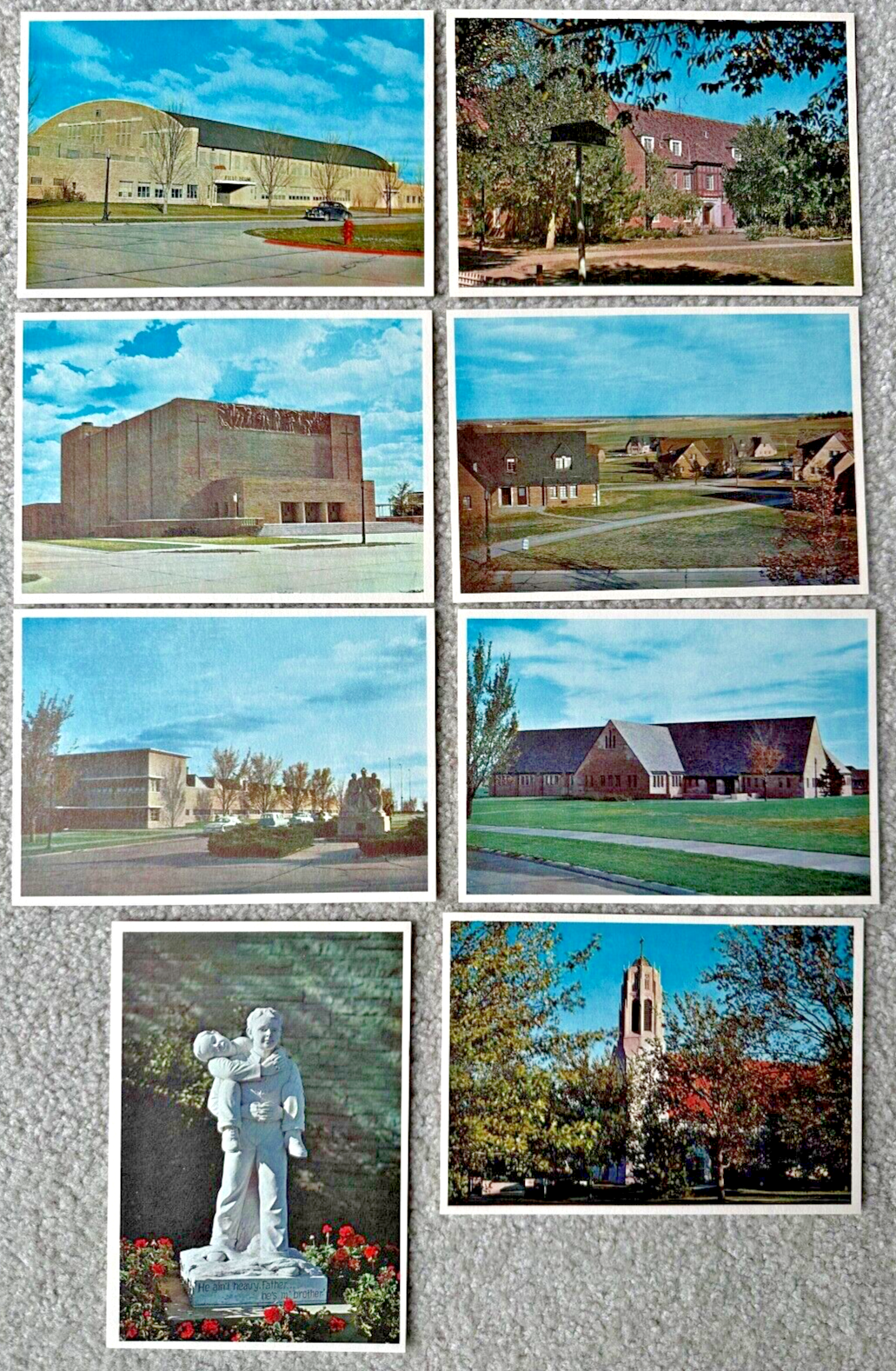 18 Postcards of Boys Town Village in Douglas County, Nebraska