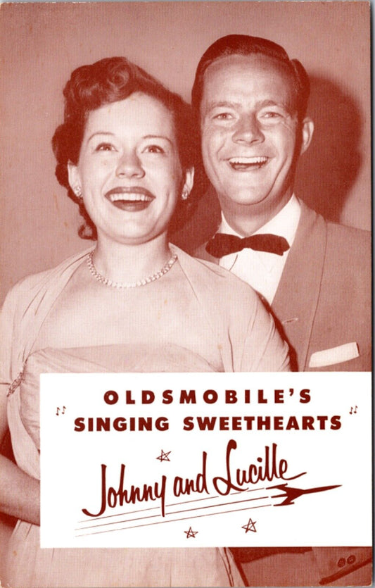 Advertising PC Oldsmobile's Singing Sweethearts Johnny and Lucille Radio TV