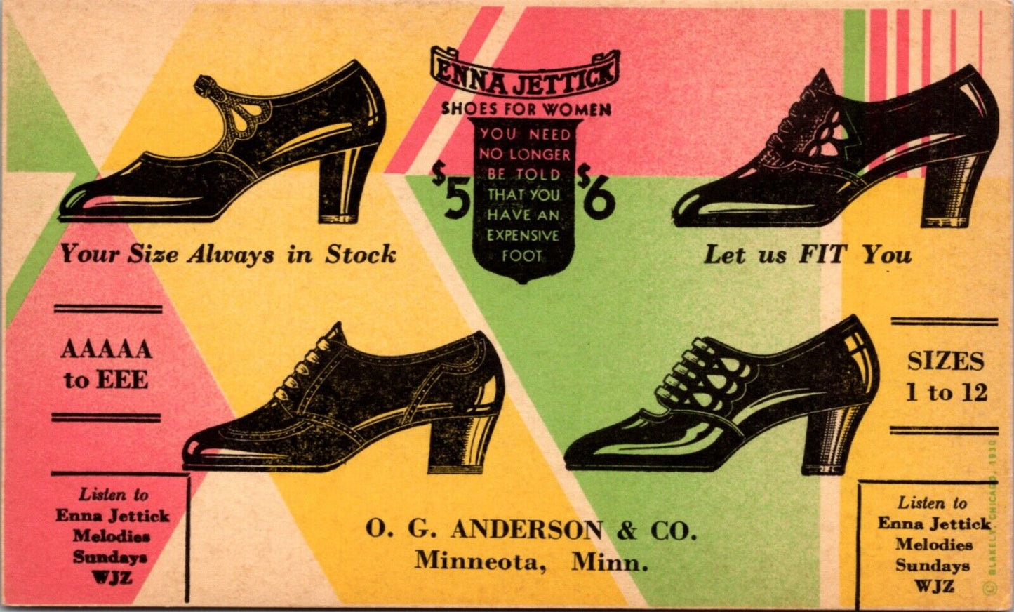 Advertising PC Enna Jettick Shoes for Women OG Anderson & Co Minneota, Minnesota