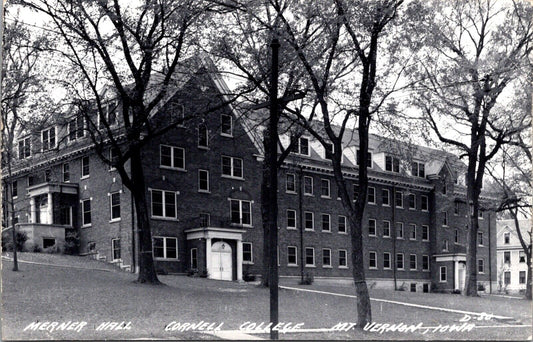 RPPC Armstrong Hall of Fine Arts at Carnell College in Mount Vernon, Iowa