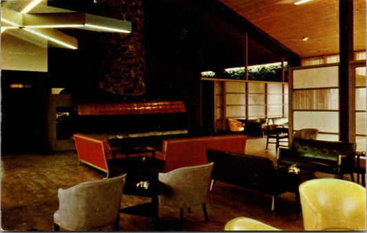 Two Postcards Canyon Lodge Lounge in Canyon Village Yellowstone National Park