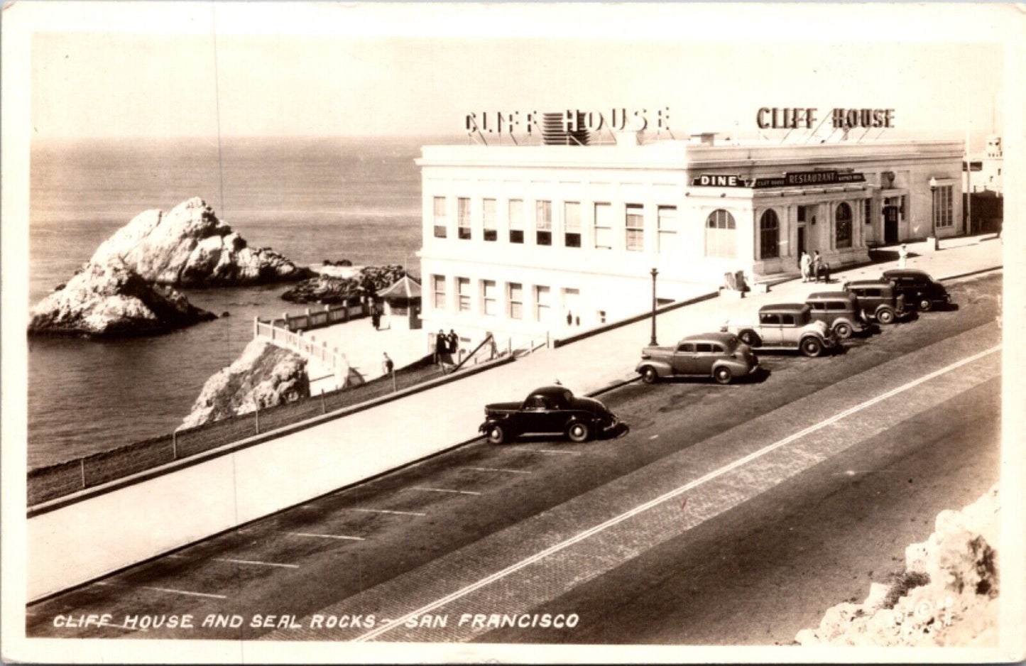 RPPC Automobiles Cliff House and Seal Rocks Restaurant San Francisco, California