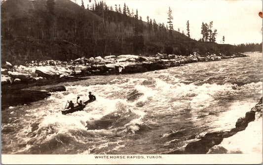 Real Photo Postcard Whitehorse Rapids Yukon Territory Canada~2006