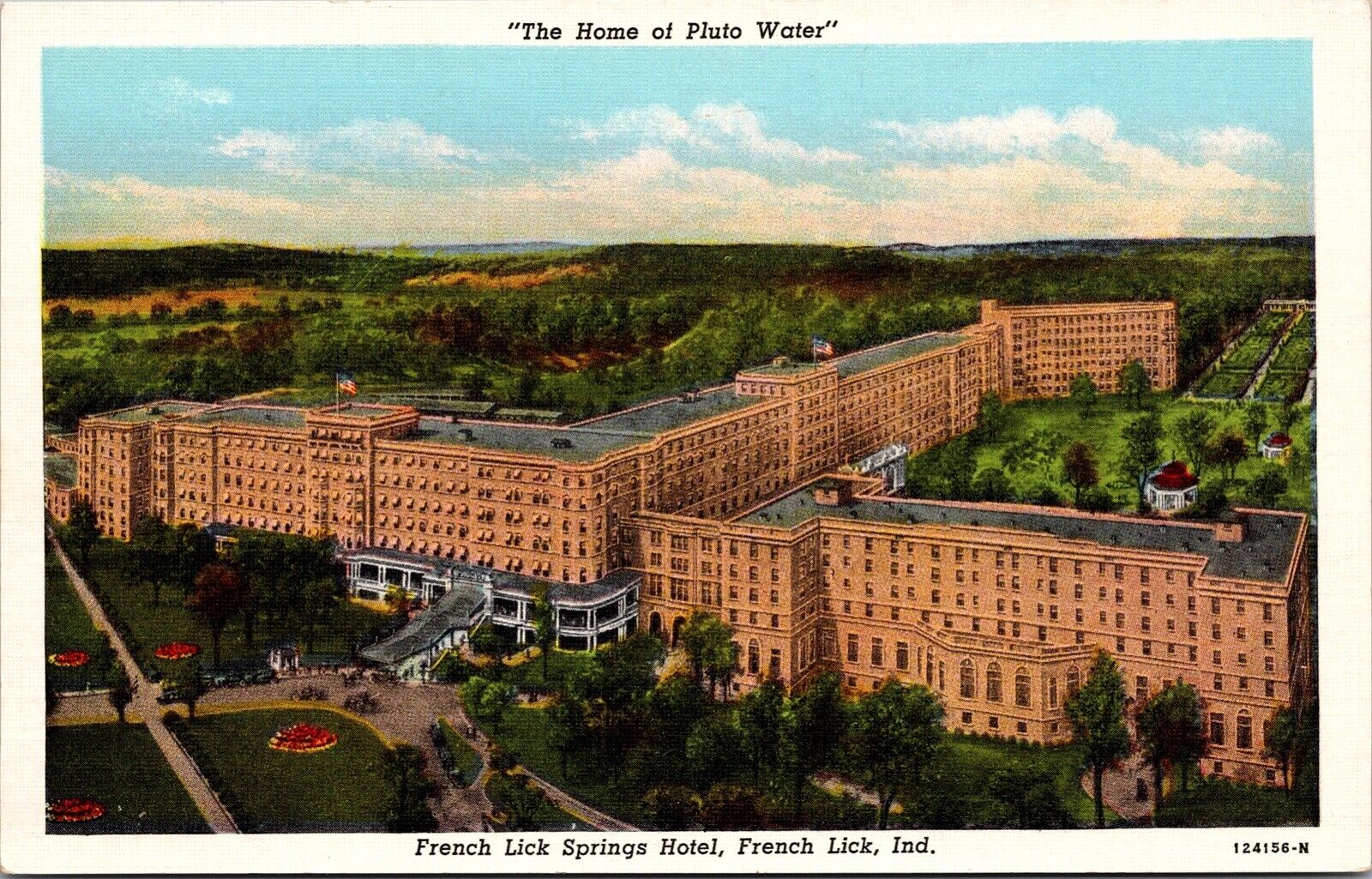 Two Postcards French Lick Springs Hotel in French Lick, Indiana~2772