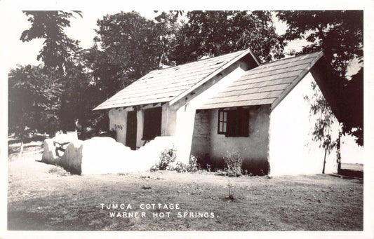 Real Photo Postcard Tumca Cottage Warner Hot Springs San Diego California~128736