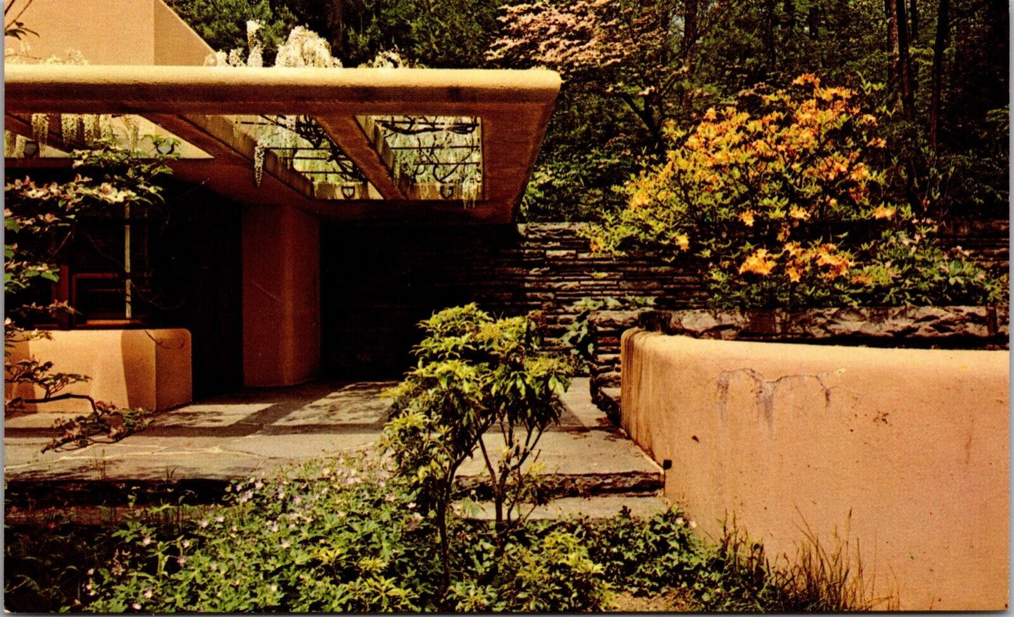 Six Postcards Frank Lloyd Wright Fallingwater in Mill Run, Pennsylvania~3847