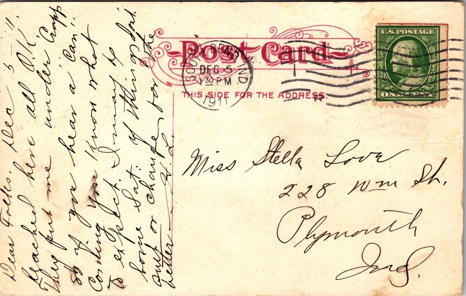 Two Postcards Tippecanoe Place in South Bend, Indiana~138665