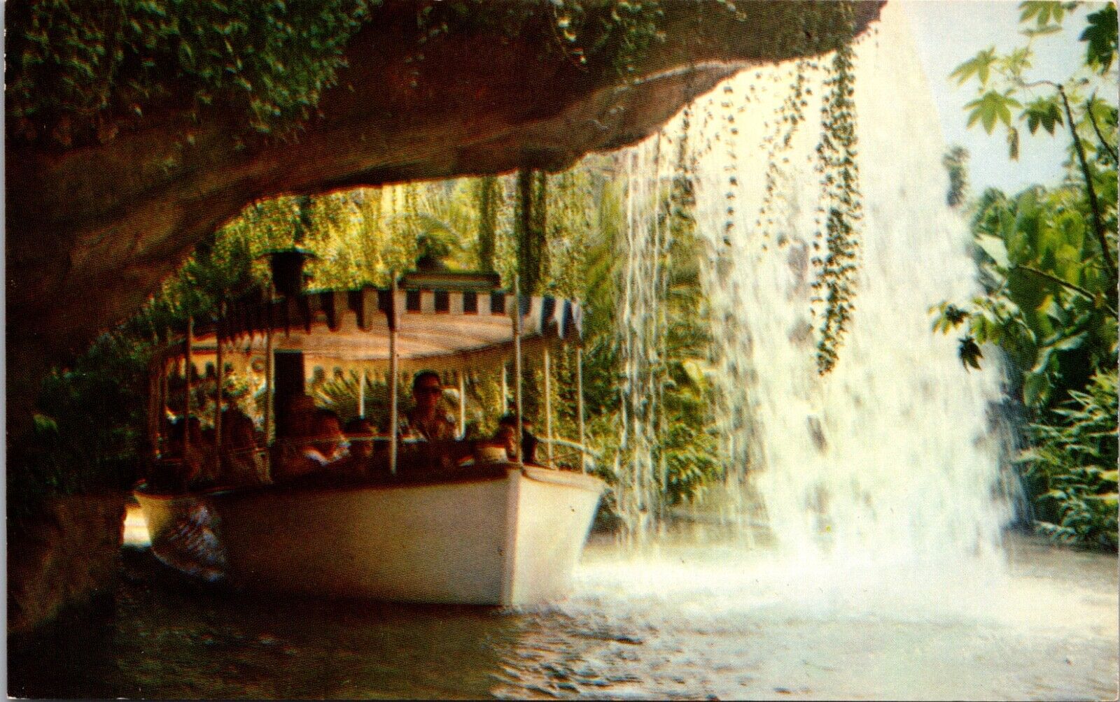 Disneyland Postcard Schweitzer Falls Adventureland Jungle Cruise