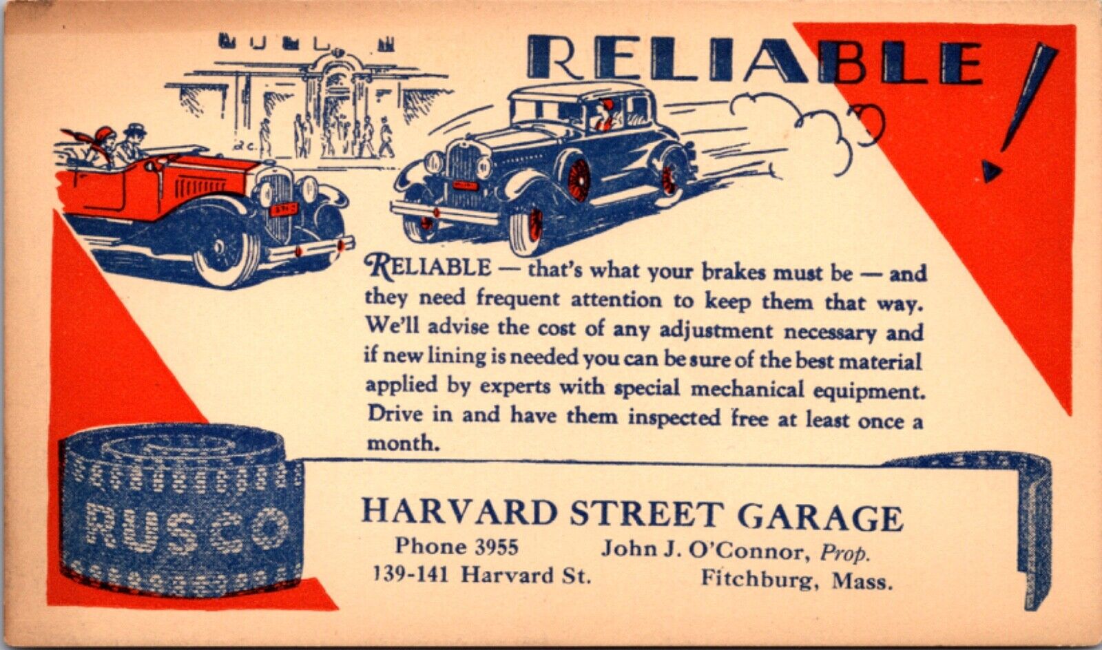 Russo Reliable Breaks Harvard Street Garage 139-141 Harvard St Fitchburg MA