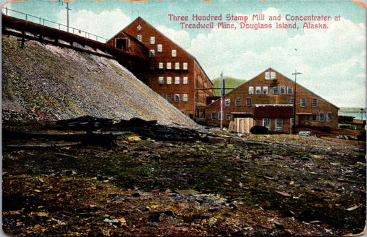 Three Hundred Stamp Mill and Concentrater Treadwell Maine Douglass Island Alaska