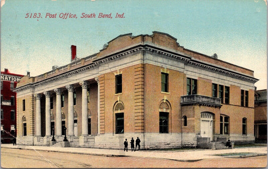 Two Postcards Post Office in South Bend, Indiana~138678