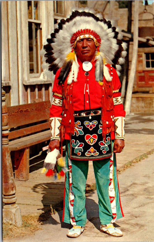 Chief White Eagle a Cherokee Indian Ghost Town Knotts Berry Farm California