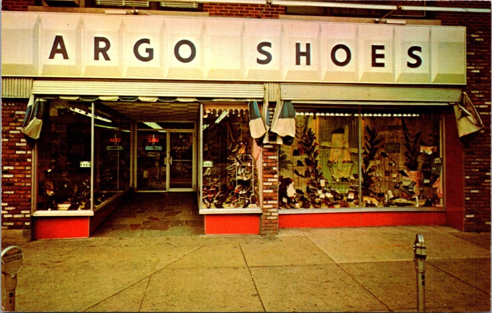 Advertising Postcard Argo Shoes 61 W. Palisade Avenue Englewood, New Jersey