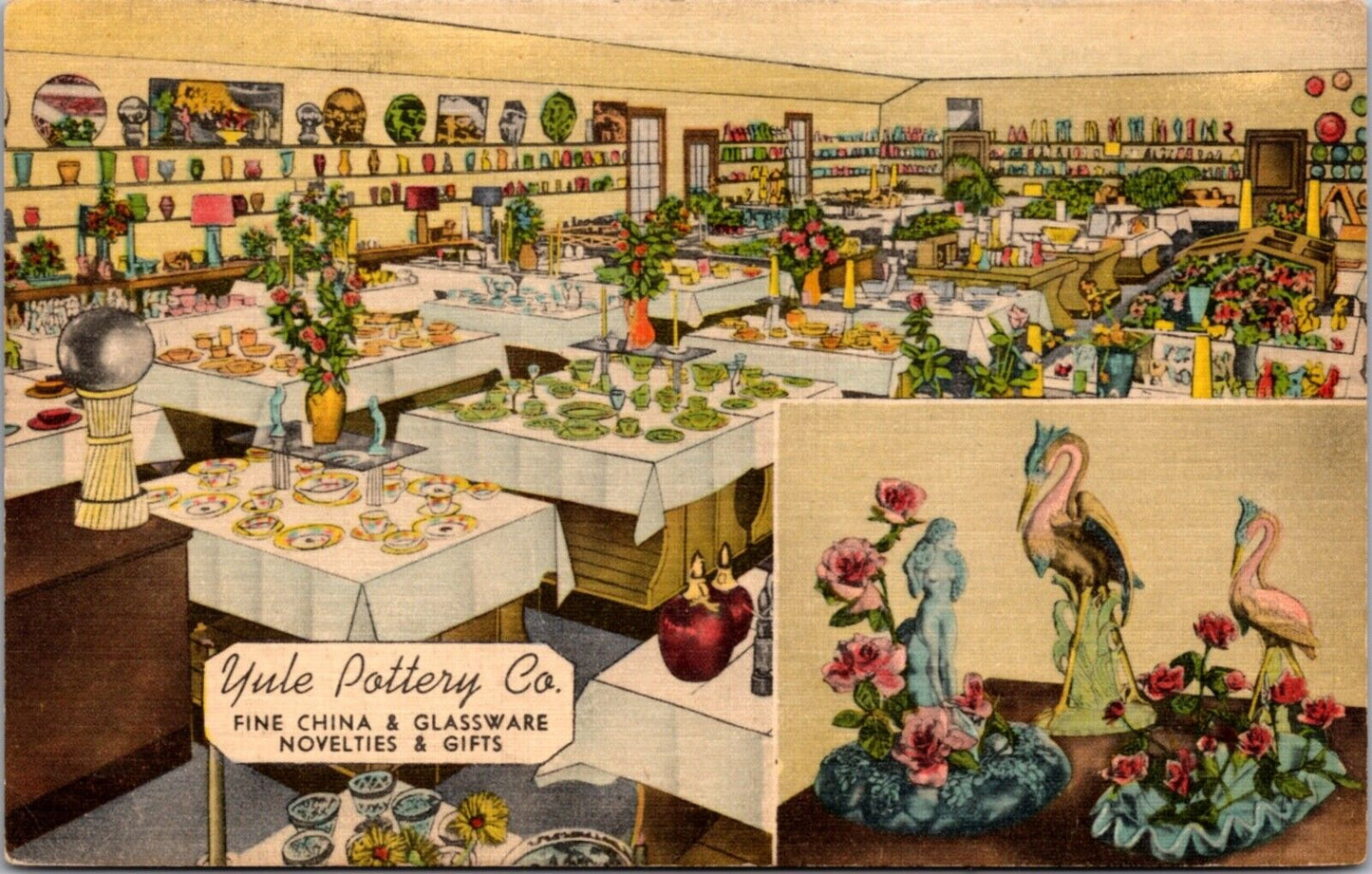 Yule Pottery Company Fine China & Glassware Novelties & Gifts Evansville Indiana