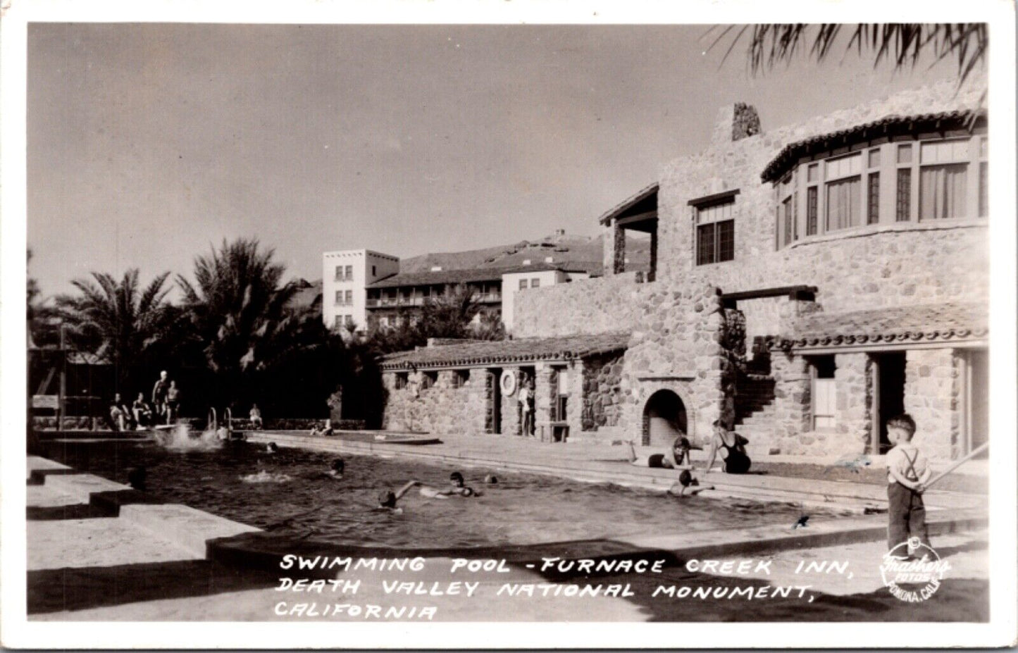 RPPC Swimming Pool Furnace Creek Inn Death Valley National Monument California