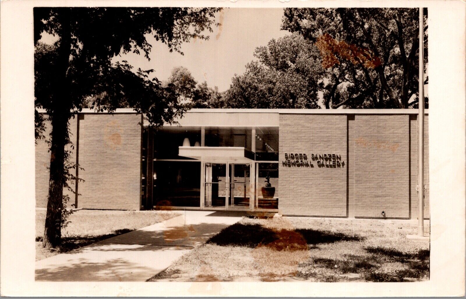 RP Postcard Birger Sandzen Memorial Gallery Bethany College Lindsborg Kansas