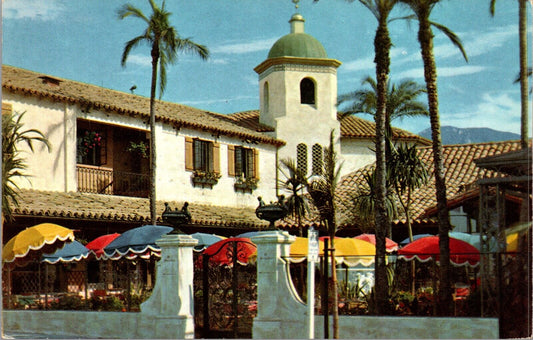 El Presidio Outside Patio Dining Santa Barbara California 76 Union Oil Gasoline