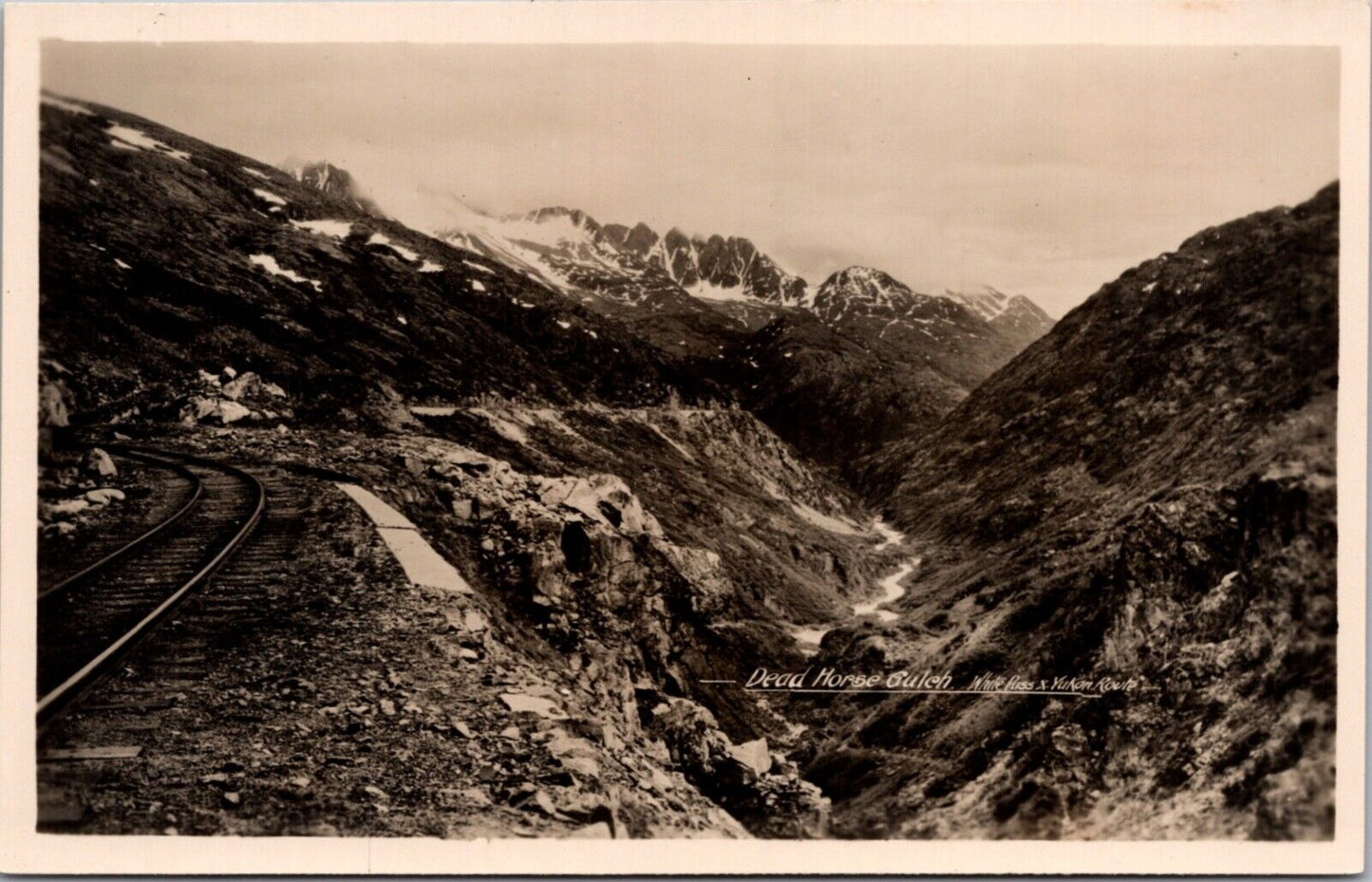 RPPC Railroad Train Tracks Dead Horse Gulch of the White Pass and Yukon Route