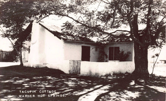 RP Postcard Tacuppin Cottage Warner Hot Springs San Diego California~128734