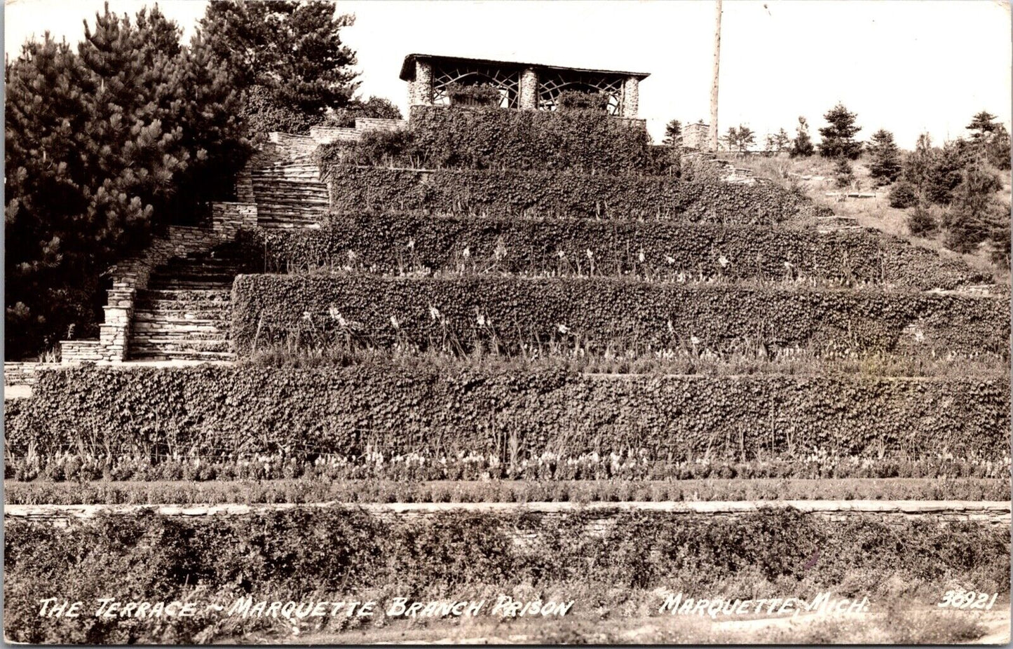 RPPC The Terrace at Marquette Branch Prison in Marquette, Michigan~135012