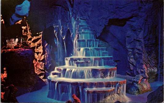 Disneyland Postcard Rainbow Caverns Mine Train Tunnel Frontierland