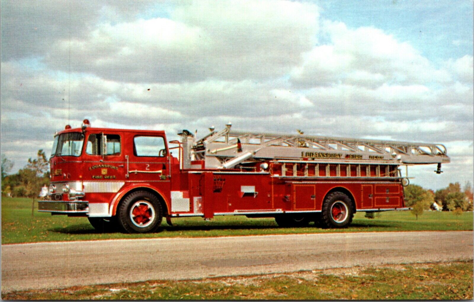 AD PC Universal Fire Apparatus Boyer Aerial Delivered to Logansport Indiana