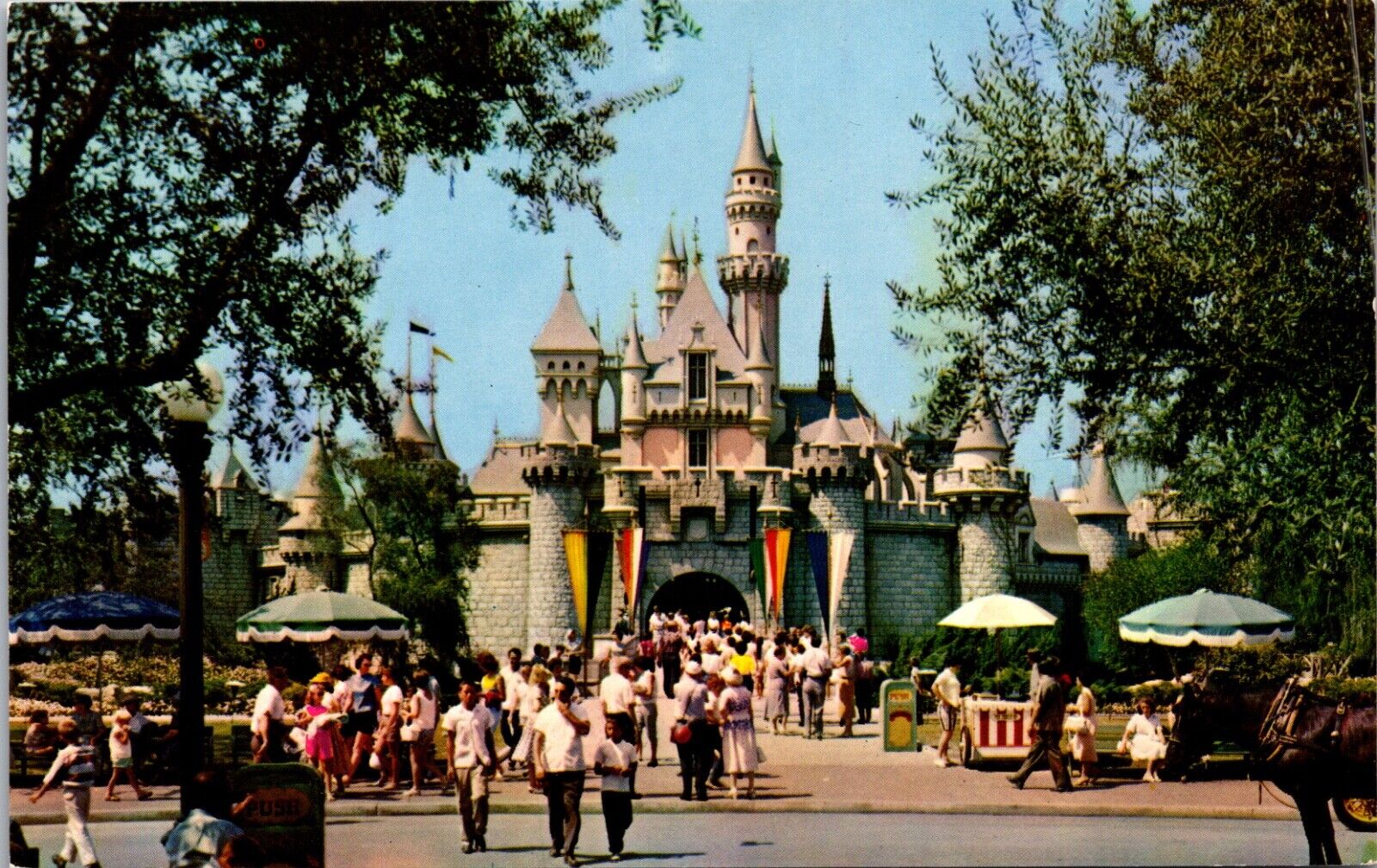 Disneyland Postcard Sleeping Beauty's Castle in Fantasyland