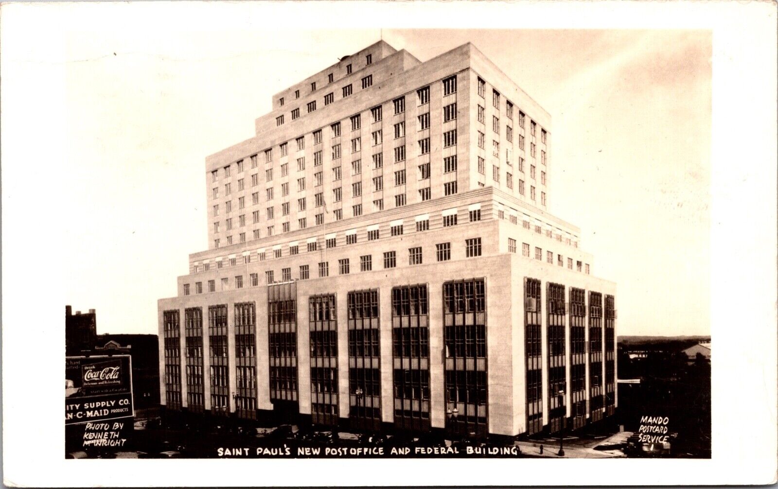 RP Postcard Post Office in Federal Building in Saint Paul, Minnesota~135922