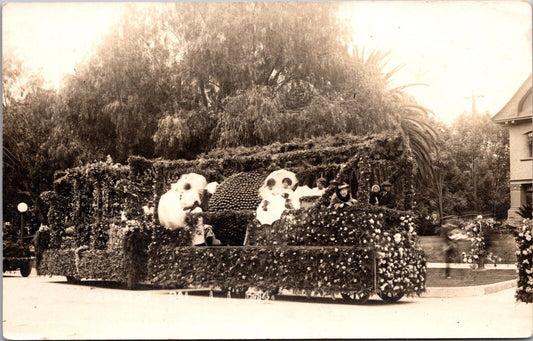 Boat Ship Paddles Queen Parade Float Pasadena Tournament of Roses California