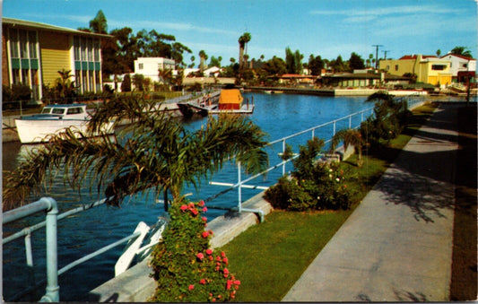 Canals "Naples" area of Alamitos Bay near Belmont Shore Long Beach California