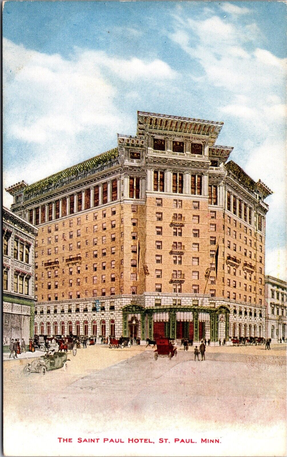 Two Postcards The Saint Paul Hotel in St. Paul, Minnesota~75