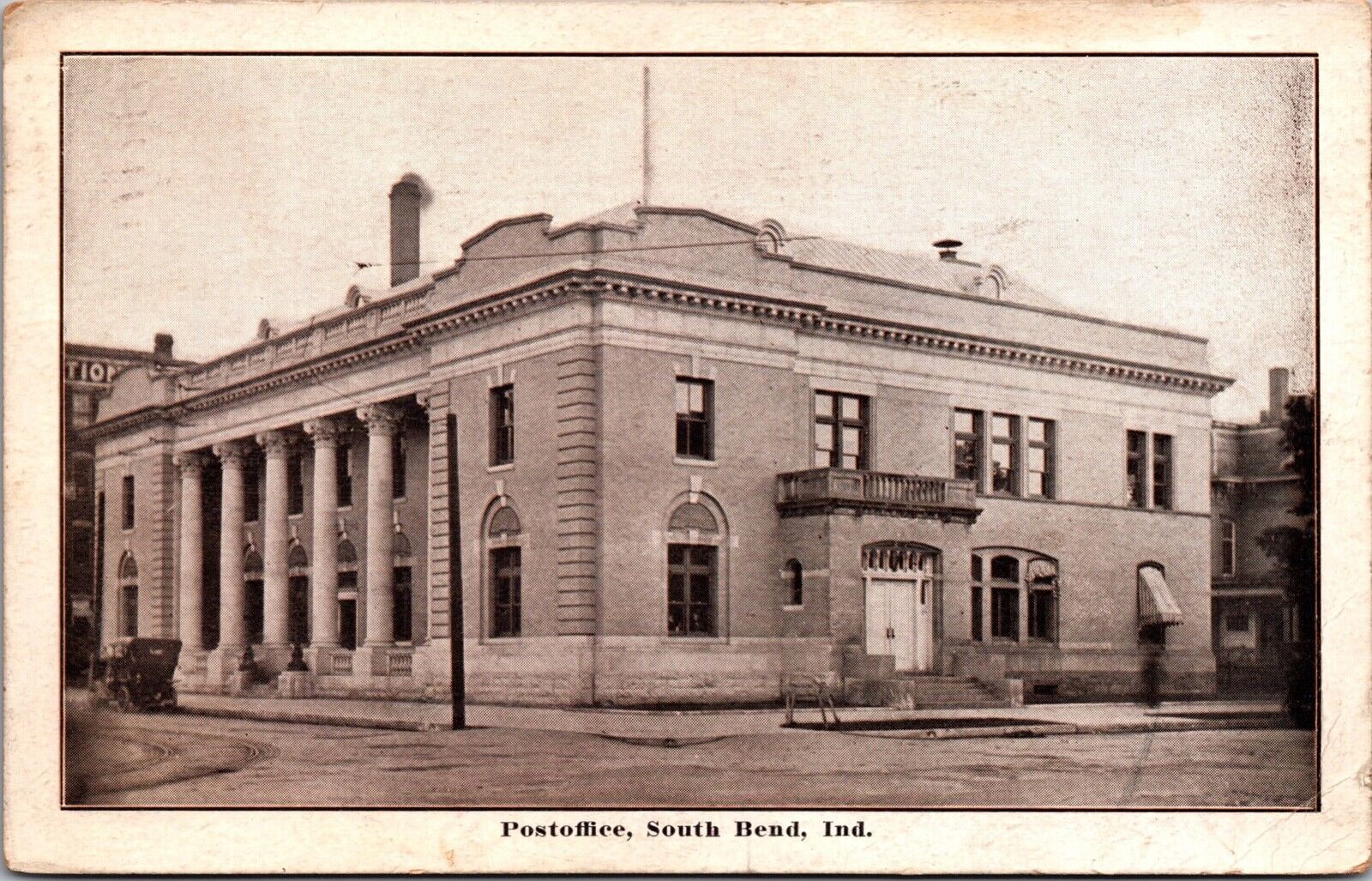 Two Postcards Post Office in South Bend, Indiana~138678