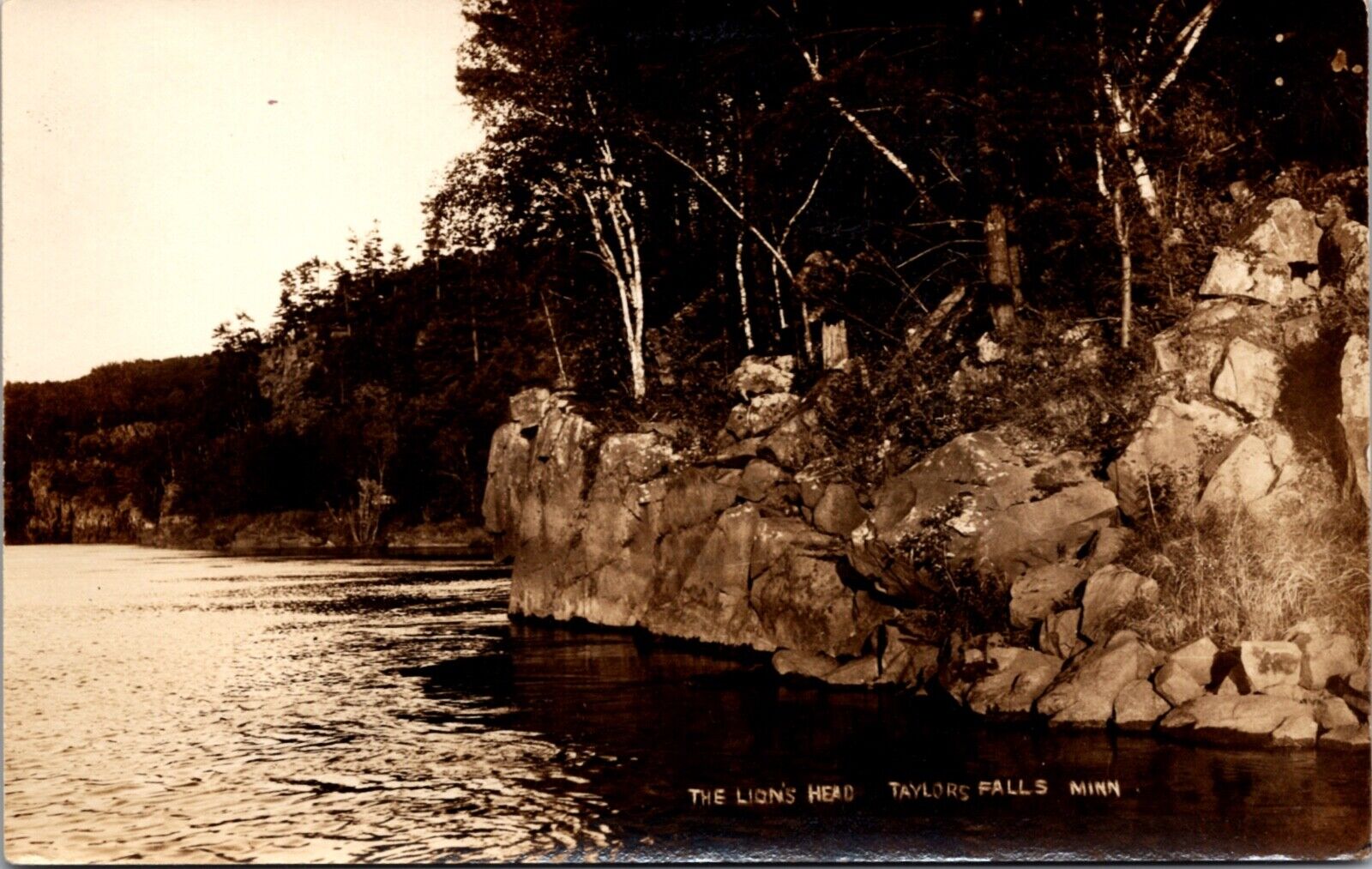 3 Real Photo PCs Shadow Rock Echo Rock Lions Head in Taylors Falls, Minnesota